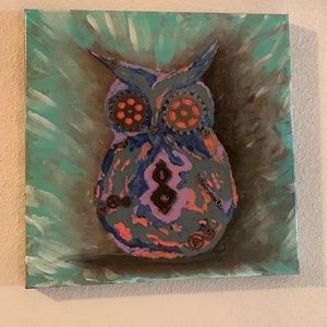 Acrylic painting mixed media